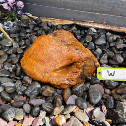 Drilled Natural Bouler W Solar Water Feature