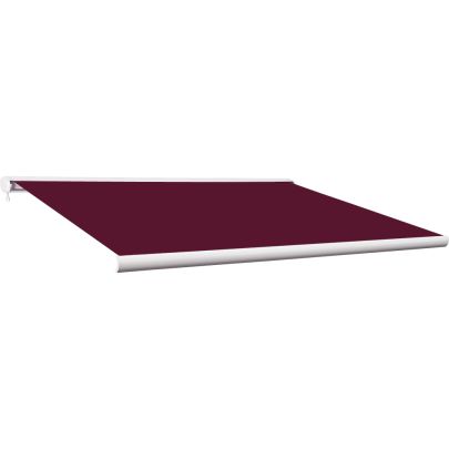 3x2.5M Full Cassette Electric Awnings Wine Red