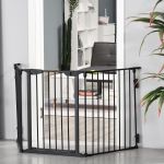  Pet Safety Gate 3-Panel Playpen Fireplace Christmas Tree Fence Stair Barrier