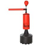  Boxing Punch Bag Stand with Rotating Flexible Arm, Speed Ball, Waterable Base
