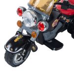 HOMCOM Kids Ride On Toy Car Motorbike Electric Scooter 6V Battery Operated Toy Trike-Black