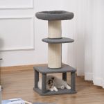  Cat Tree Kitten Tower Activity Centre w/ Sisal Scratching Post Condo Perches