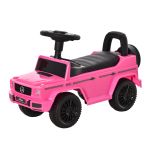 Benz G350 Push Handle Sliding Car w/Horn No Power Under Seat Storage Pink