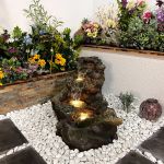 Wood Stream Water Course Solar Water Feature
