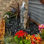 Black Angel Monolith 50cm Natural Stone Solar Water Feature