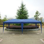 6 X 3M Heavy Duty Waterpoof UV Resistant Pop Up Gazebo Marquee Party Tent Wedding Awning Canopy Blue