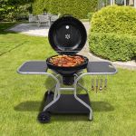 Charcoal Trolley Barbecue Grill Inc Wheels