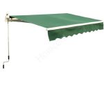Manual Retractable Awning size 4m x3m Green