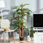 Artificial Fern Plant Realistic Fake Tree Potted Home Office Decor 150cm