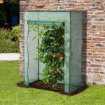 100 x 50 x 150cm Greenhouse PE Cover with Zipper Roll up Door Outdoor Green