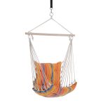 Hanging Swing Chair Seat Size:57W x 47.5D cm Multi Colour Stripes 