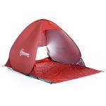 Pop up Portable Beach Tent Red