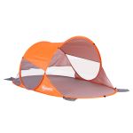 Fibreglass Frame 2 Person Pop Up Lightweight Camping Tent Orange