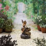 Kelkay Solar Pixie Spills with lights Water Feature