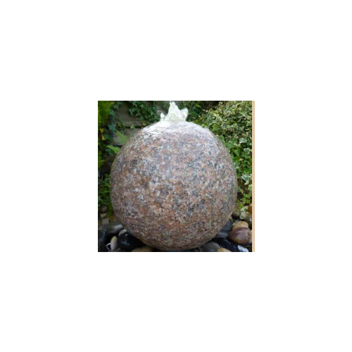 Eastern Pinky Granite Polished Sphere (60x60x60) Solar Water Feature