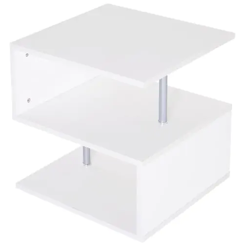  50Lx50Wx50H cm Side Table-White