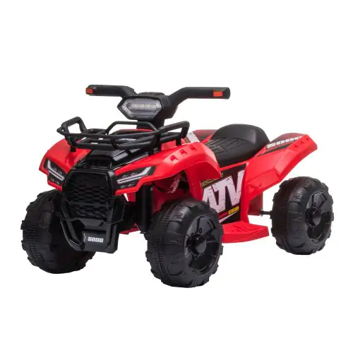  Kids Ride-on Four Wheeler ATV Car with Real Working Headlights for 18-36M