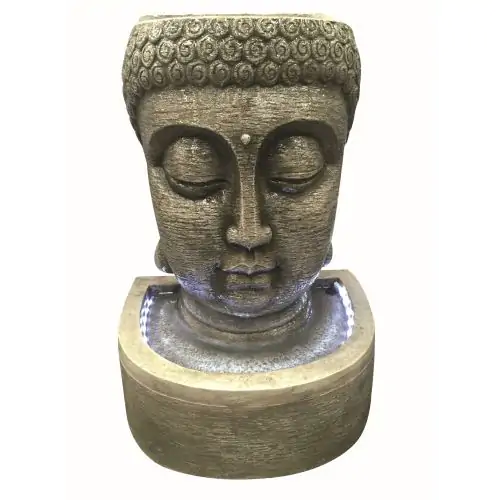 Classic Buddha Head Oriental Water Feature