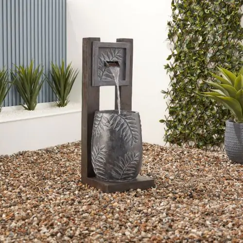 Altico Sandlewood Modern Solar Water Feature