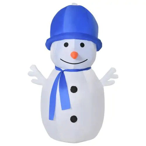  1.8m Christmas Inflatable Snowman Outdoor Blow Up Decoration for Garden Lawn