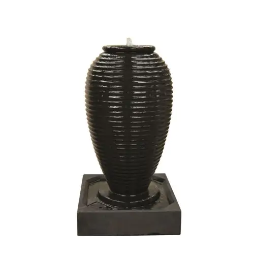 Ribbed Jar Traditional Water Feature