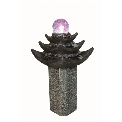 Large Led Crystal Ball Oriental Water Feature