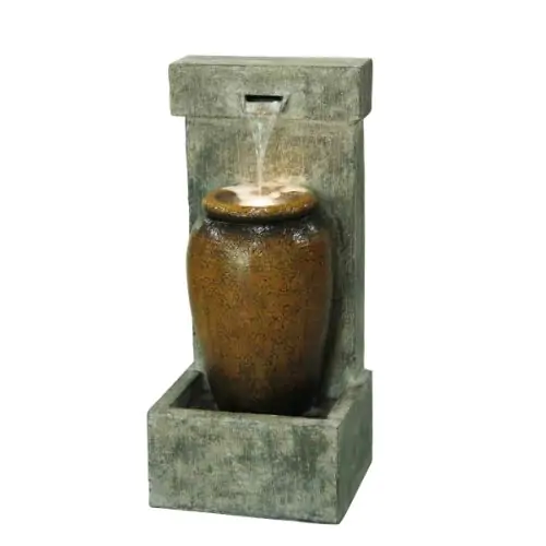 Cascading Urn Traditional Solar Water Feature