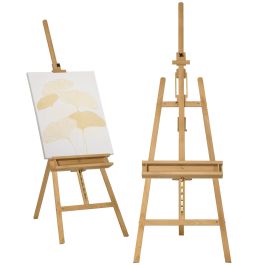 Vinsetto Artist Easel Stand for Wedding Sign with Brush Holder, Beech ...