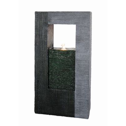 Newquay Bubbling Falls Contemporary Solar Water Feature