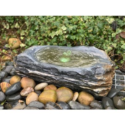 Eastern Black Angel Babbling Fountain (17x35x35) Solar Water Feature