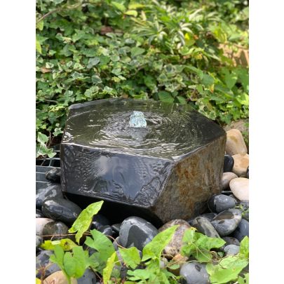 Basalt Crystal (15x40x40) Solar Water Feature