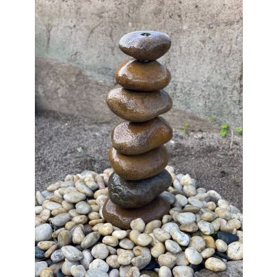 Cascading Pebble Fountain (80x20x20)