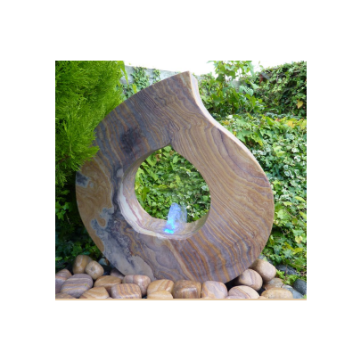 Eastern Flame Fountain Small (45x45x13) Solar Water Feature