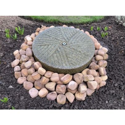 Old Millstone Fountain (10x50x50) Solar Water Feature
