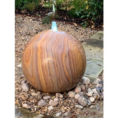 Eastern Rainbow Sandstone Sphere (30x30x30) Water Feature