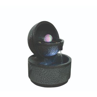 Lancaster Spinning Ball Modern Solar Water Feature