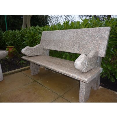 Hayworth Bench Pink Granite (44x130x32)