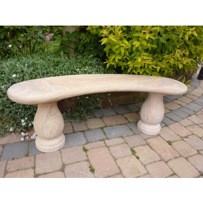 Cheltenham Bench Curved Classic Legs Rainbow S Stone