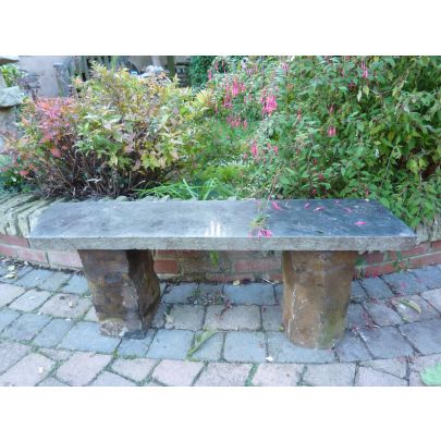 Galway Rustic Basalt Bench Thick Natural Basalt