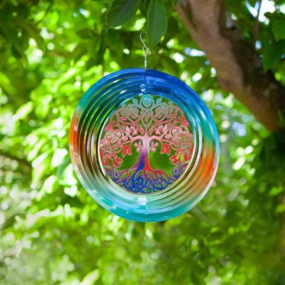 Flamboya Tree 30 Cm Wind Spinner