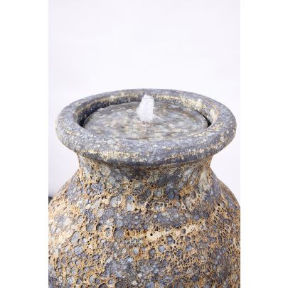 Altico Milani Rustic Grey Solar Water Feature