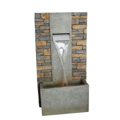 Congleton Brick Effect Wall Traditional Solar Water Feature