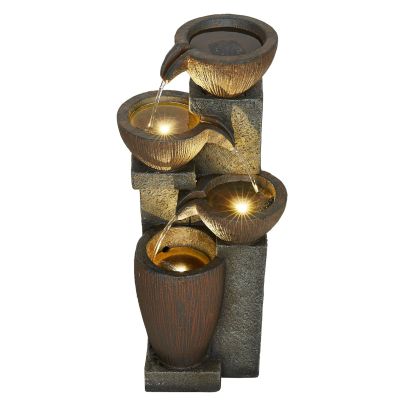 Sandwell Pouring Bowls Modern Water Feature