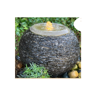 Slate Arius (36x50x50) Solar Water Feature