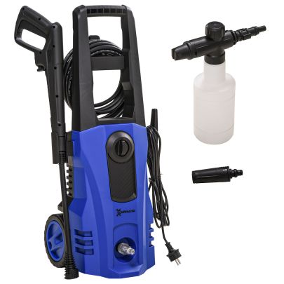 DURHAND High?Pressure?Washer, 150 Bar Pressure, 510 L h Flow, 1800W, High Performance Portable Power Jet Wash Cleaner, Blue