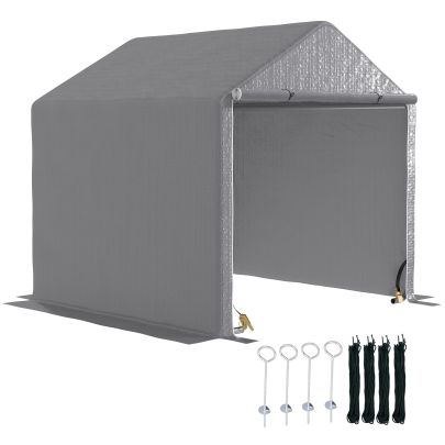 Outsunny 2 x 2m Garden Fabric Storage Tent Grey