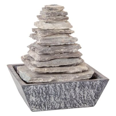 Woodlodge Grasmoor Modern Solar Water Feature