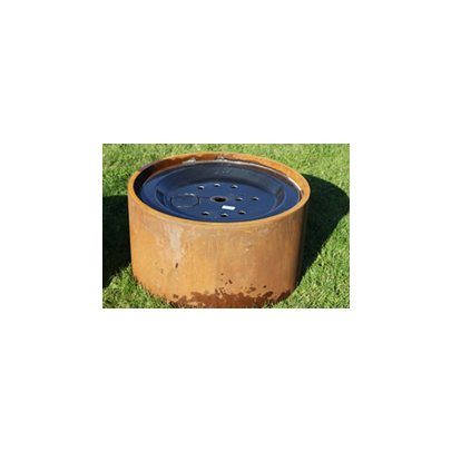 Medium Corten Surround & GRC Lid(40x75x75)