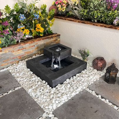 Oasis Pour Contemporary Water Feature