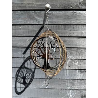 Stainless Steel Wind Spinner - Tree of Life 1